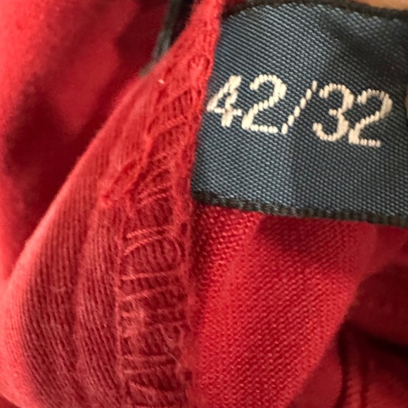 Polo Ralph Lauren Pants Red Cotton Twill Straight Leg Jeans 42x32 4856905 - Picture 3 of 10